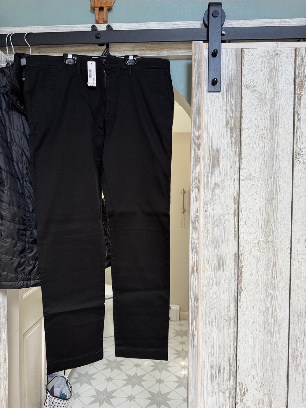 Men’s black jcrew slim pants
